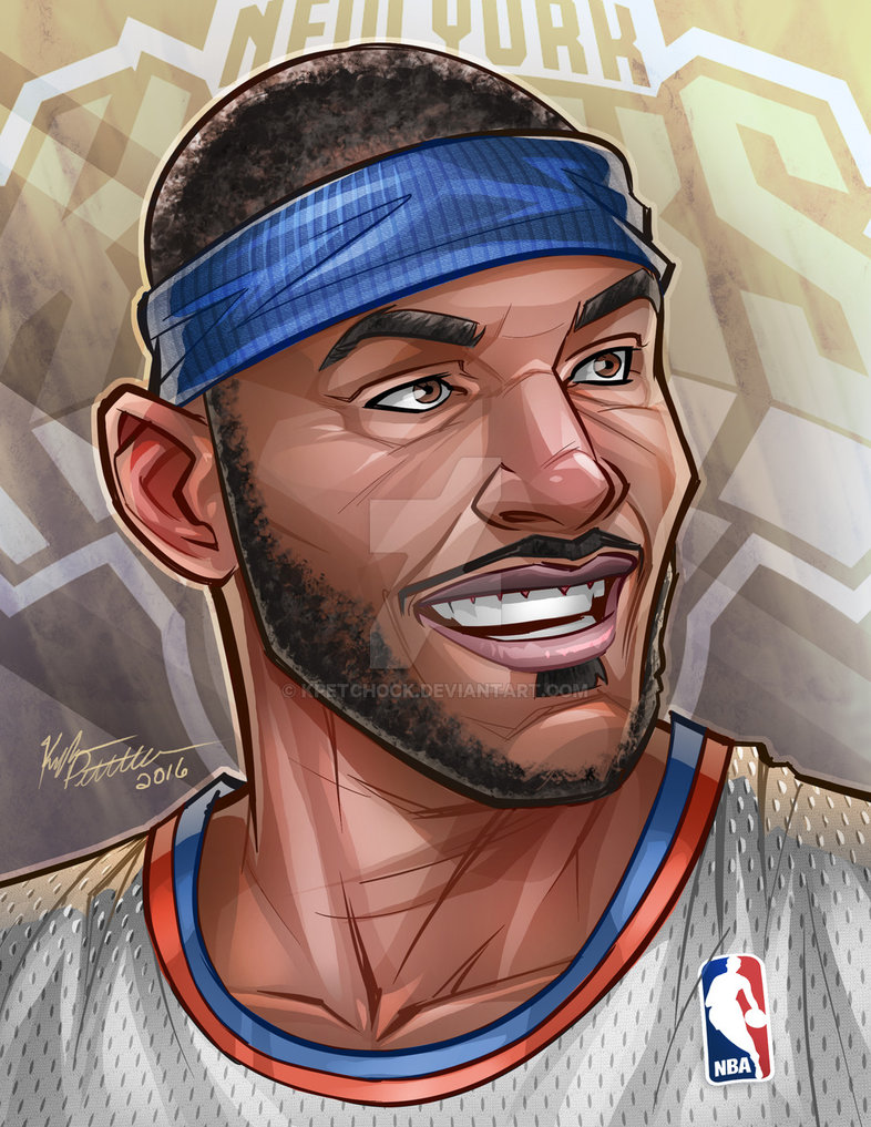 786x1017 Huge Collection Of 'carmelo Anthony Drawing' Download More Than