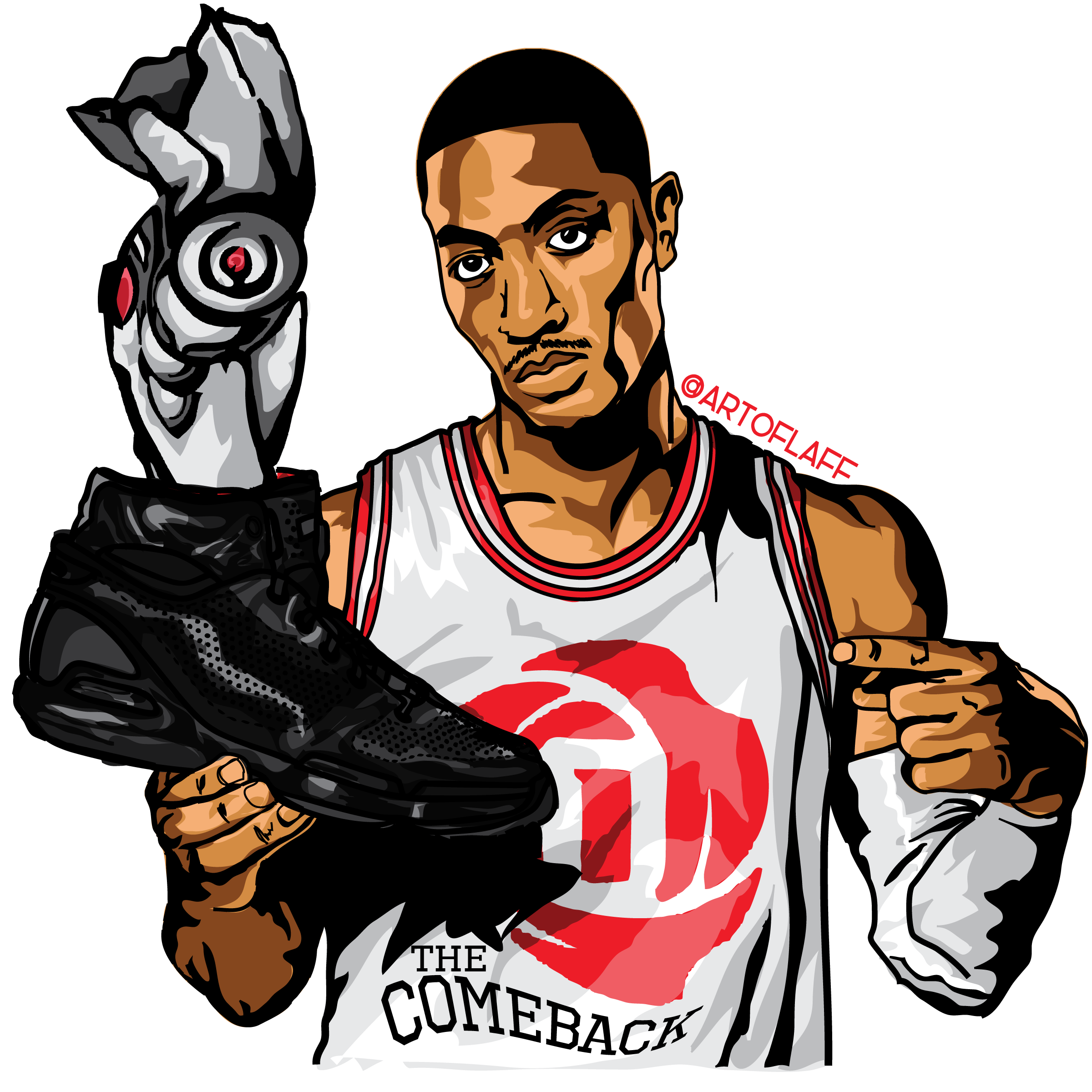 2400x2400 Nba Players Drawn As Their Nicknames