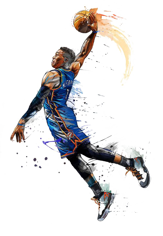 564x818 Nba Drawing Wallpaper Transparent Png Clipart Free Download