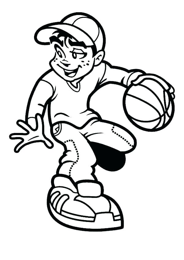 600x847 Nba Players Coloring Pages