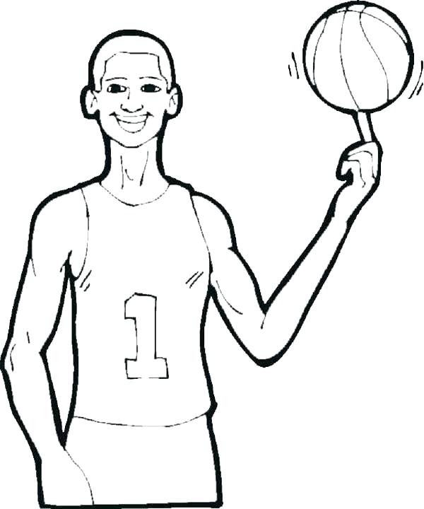 600x720 basketball players coloring pages basketball player coloring pages