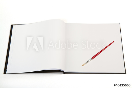 500x334 Face Drawing Notebook For Background And Text