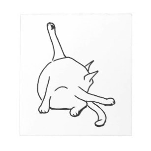 307x307 Cat Drawings Notepads Zazzle Au