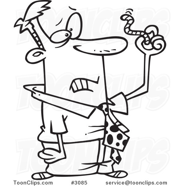 581x600 Cartoon Black And White Line Drawing Of A Business Man Holding Up