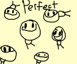 300x250 A Crowd Of Armless People Saying Perfect
