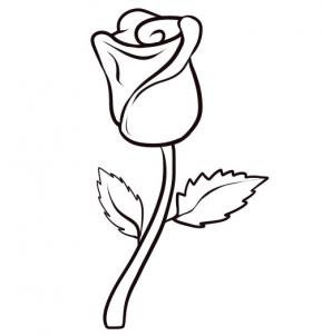 Drawing Of A Dying Rose | Free download on ClipArtMag