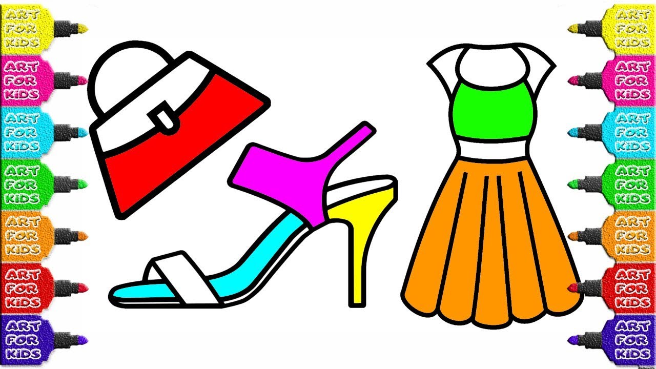 1280x720 Drawing Of Young Girl Dresses