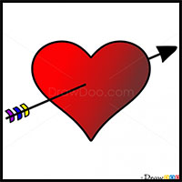 200x200 How To Draw Hearts With Flames, Wings, Arrows With Easy Step