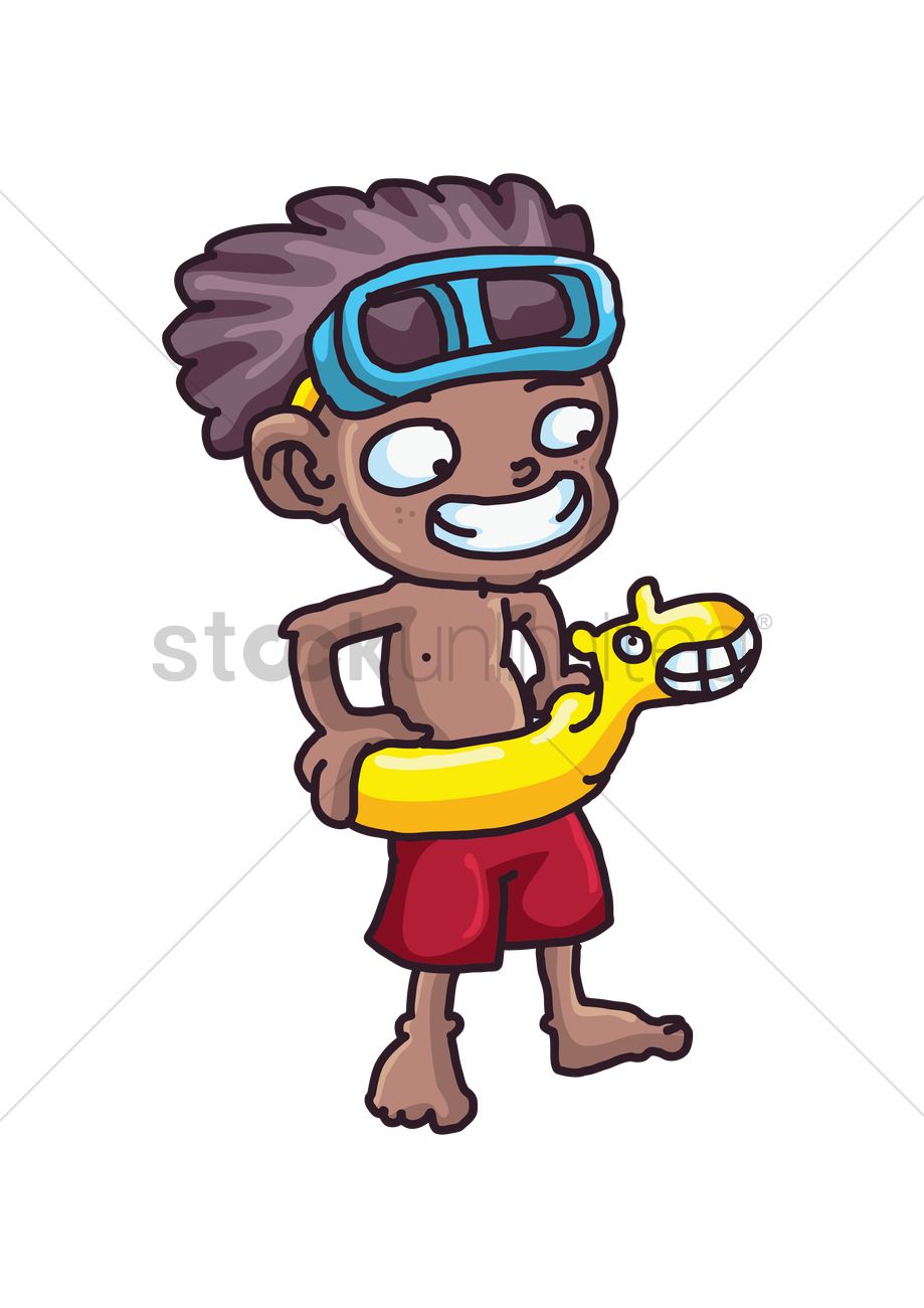 919x1300 Cartoon Person Swimming