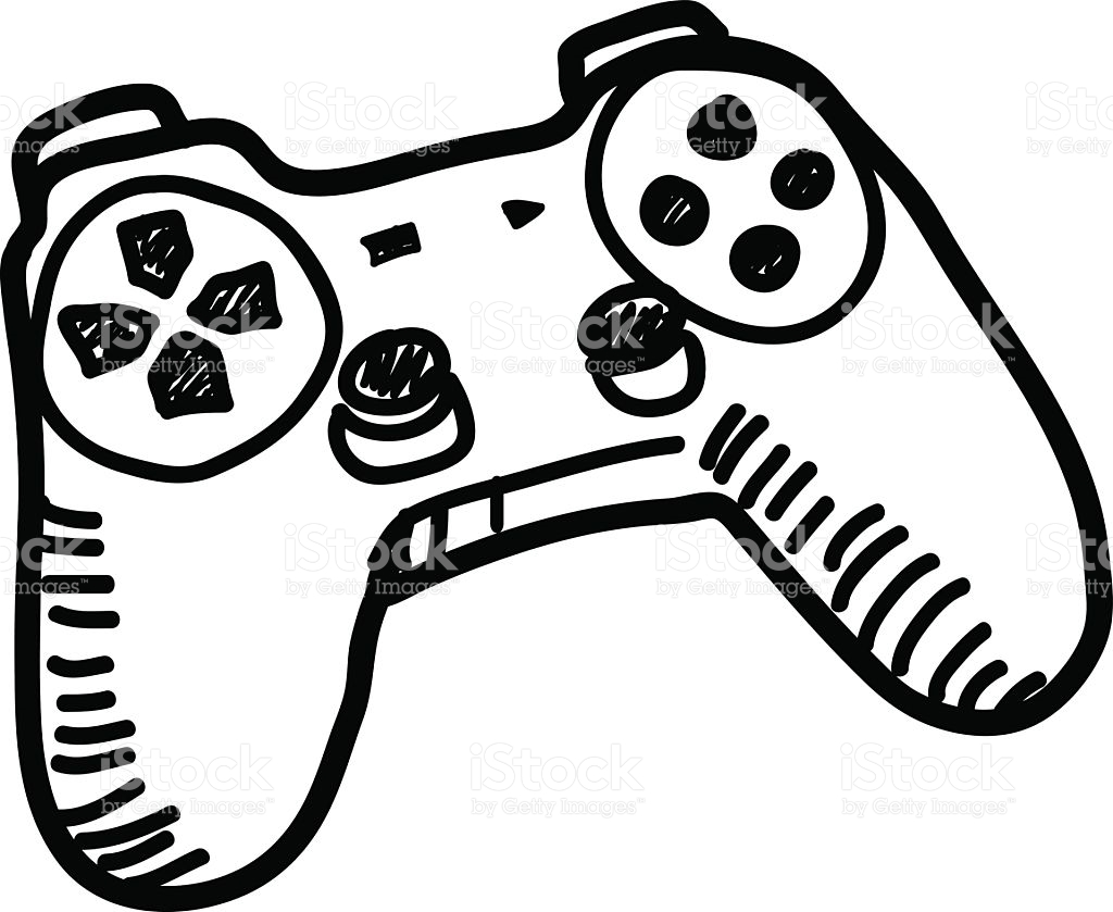 Drawing Of A Ps3 Controller