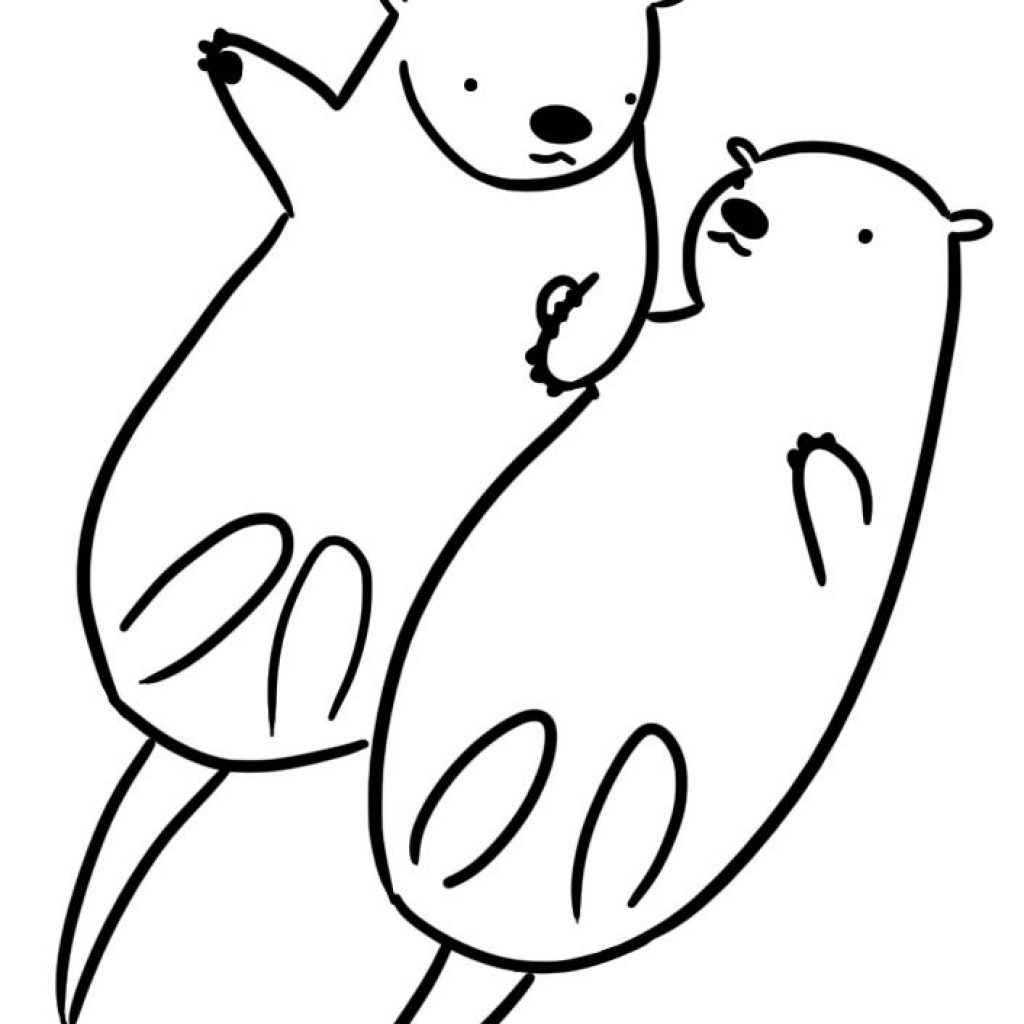 1024x1024 Sea Otter Clip Art Sun Clipart House Clipart Online Download