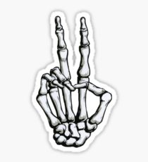 210x230 Skeleton Peace Sign Stickers Redbubble