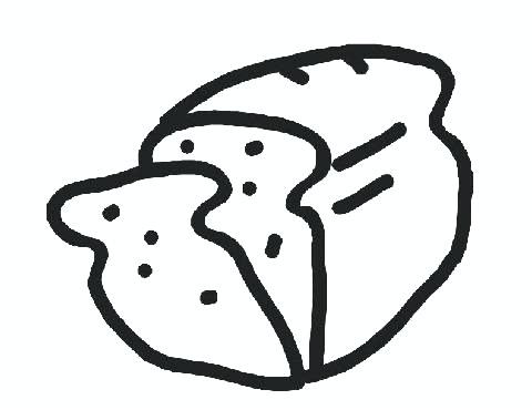 480x370 Loaf Of Bread Coloring