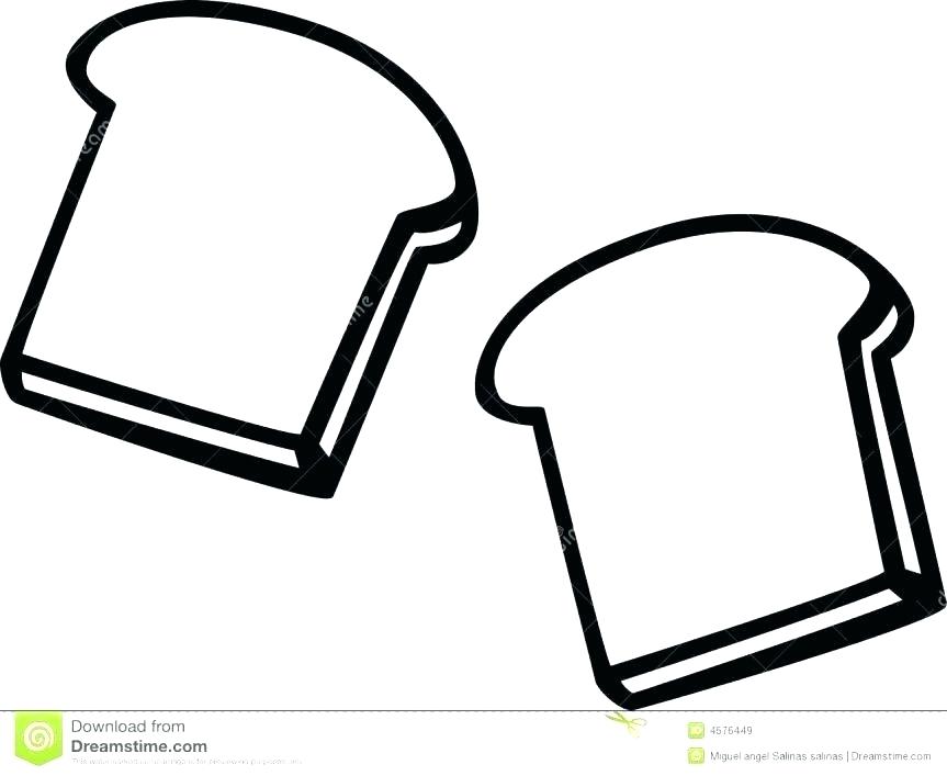 863x707 Bread Coloring