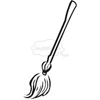 200x200 Halloween Drawing Witch On A Broom Halloween Arts