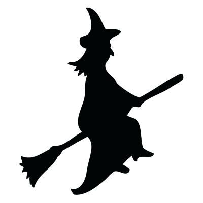 Drawing Of A Witch On A Broomstick | Free download on ClipArtMag