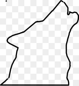 260x280 Wolf Outline Png
