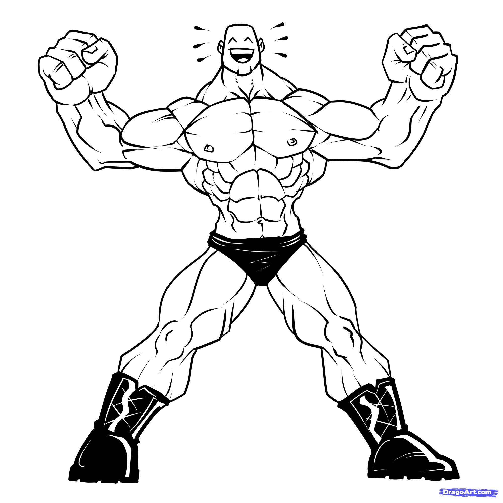 2000x2000 How To Draw Muscles, Step