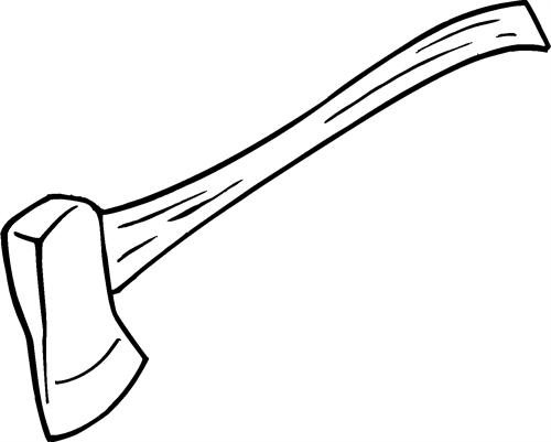 500x401 Axe Drawing Free Download