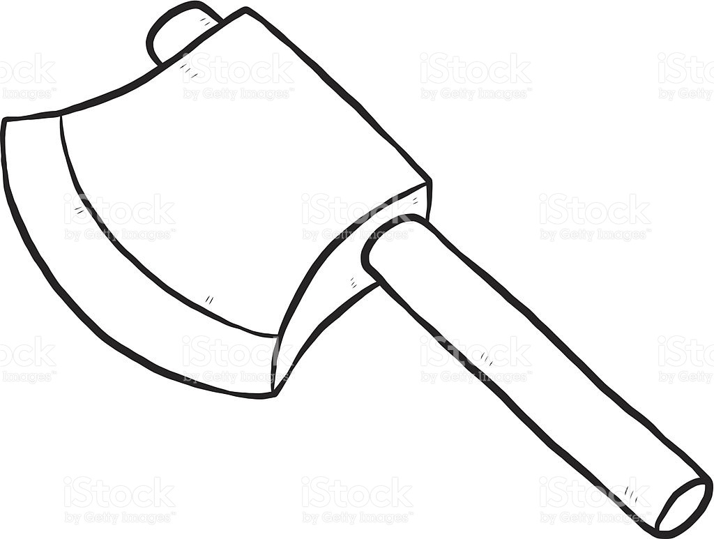 1024x773 Axe Drawing For Free Download