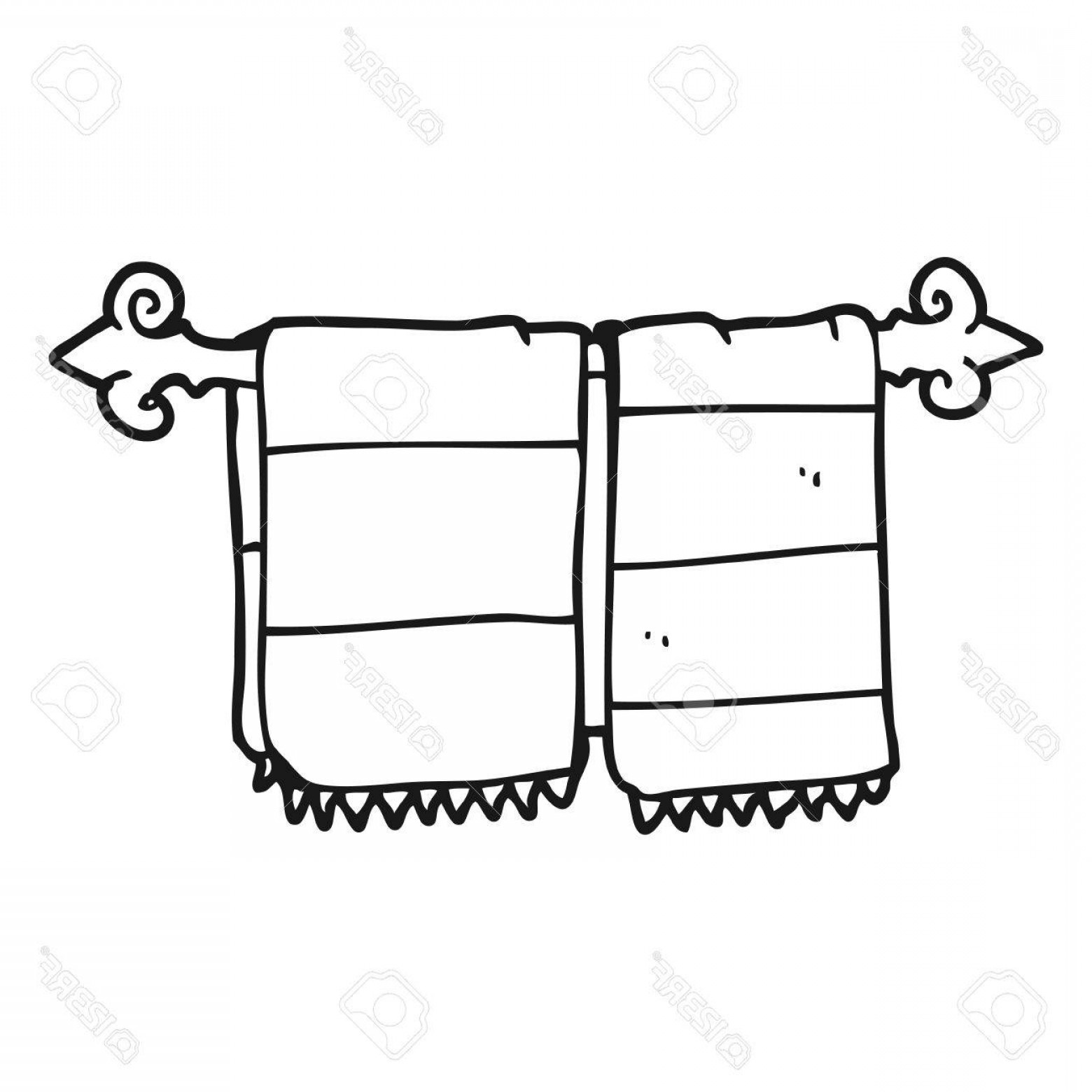 1560x1560 Photostock Vector Freehand Drawn Black And White Cartoon Bathroom