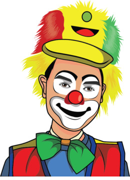 260x360 Clown, Circus, Drawing, Transparent Png Image Clipart Free Download