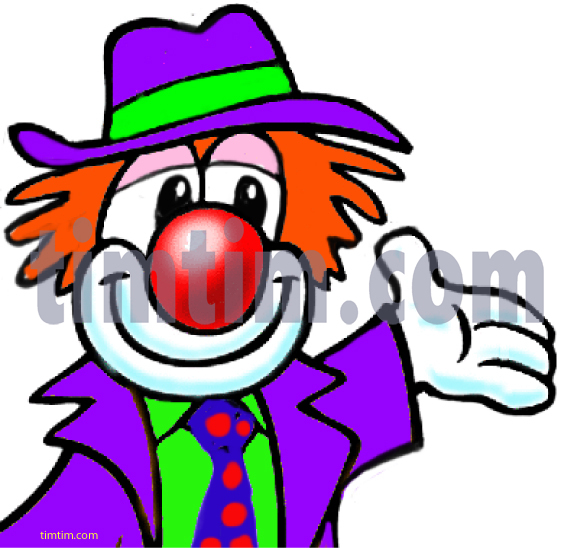 574x548 Free Drawing Of Clown Hand From The Category People