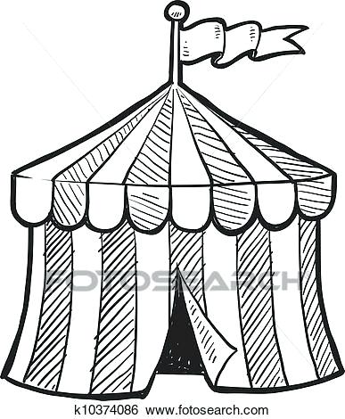 387x470 Drawing Of A Circus
