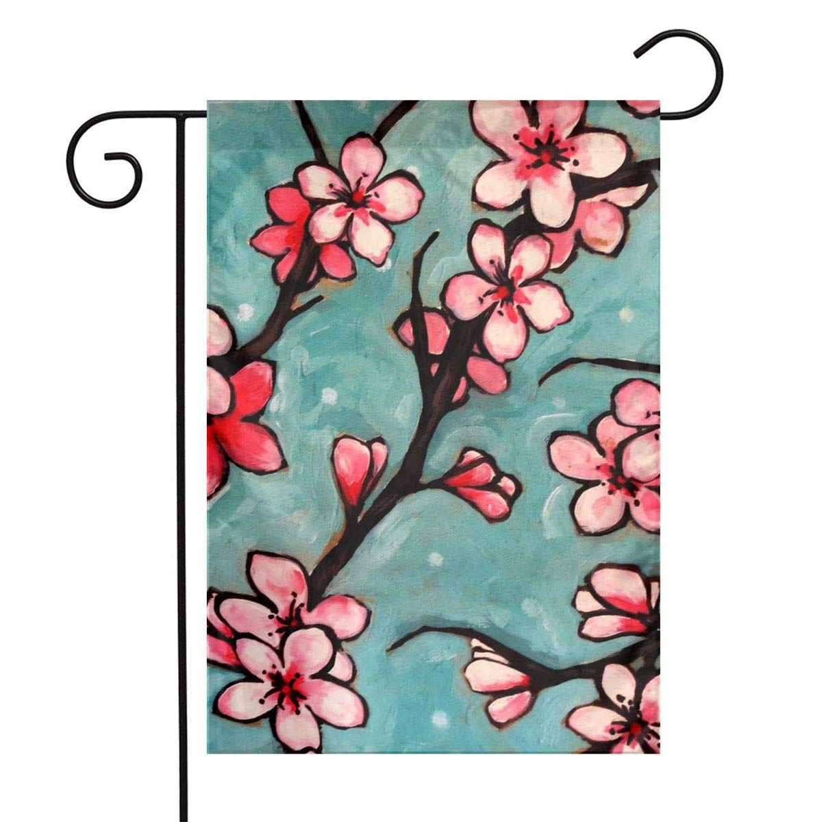 1200x1200 Uzqkwfthlx Polyester Garden Flag Flower Drawing House