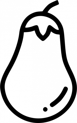 250x396 Eggplant Line Drawing Png, Picture