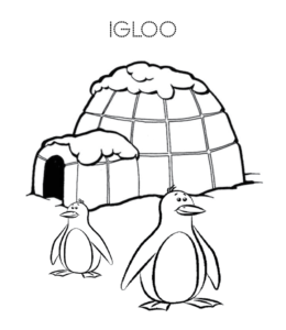 260x300 eskimo and igloo coloring pages playing learning