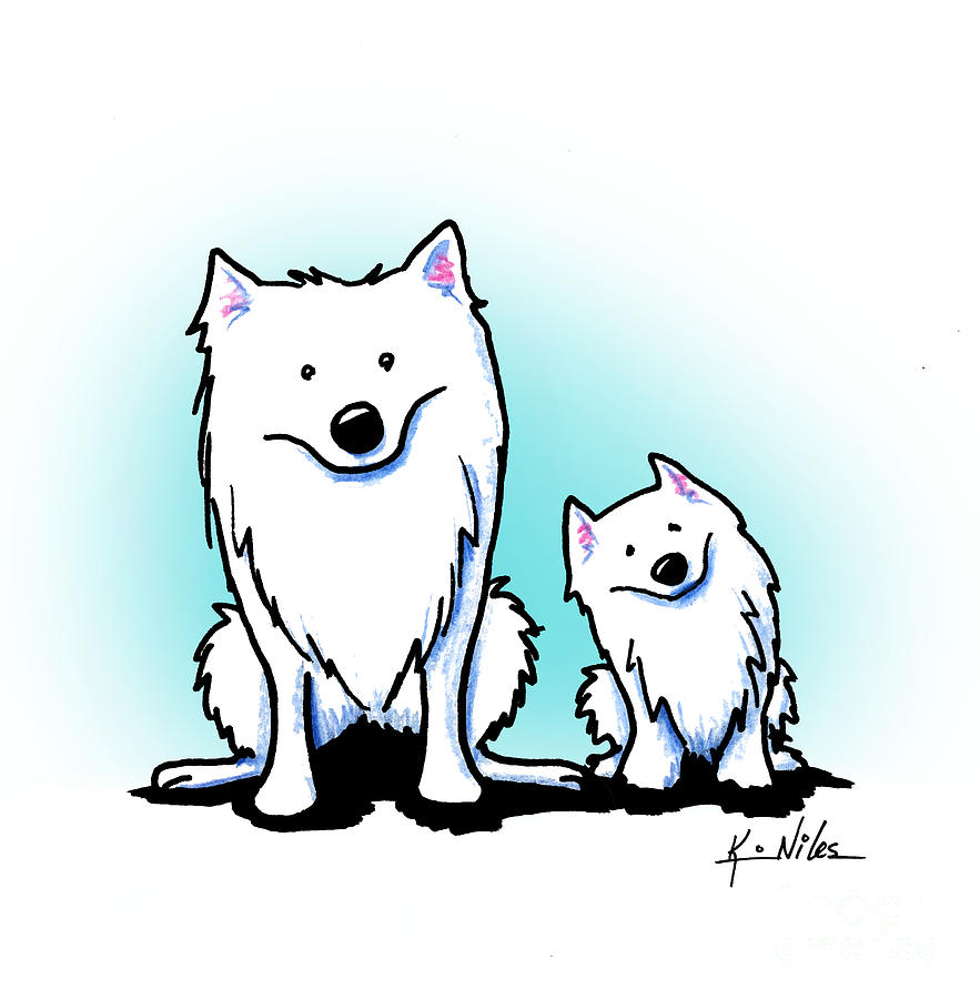 883x900 Kiniart American Eskimos Drawing