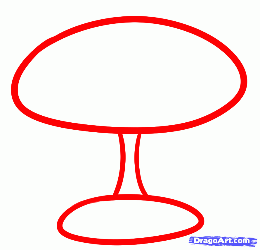 890x854 How To Draw A Nuke, Nuclear Blast, Step