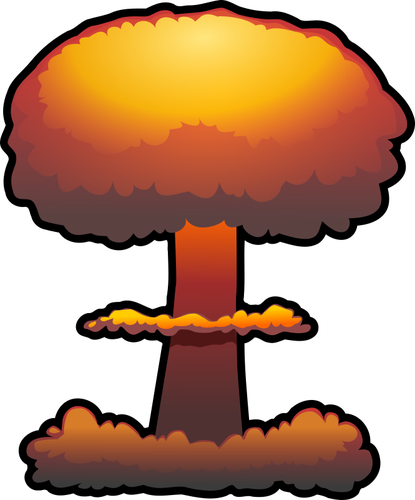 415x500 Nuclear Explosion Drawing