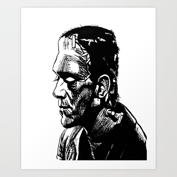 700x700 Frankenstein's Monster Art Print