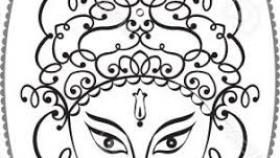 280x158 Images Of Durga Maa Face For Drawing Fitrini's Wallpaper