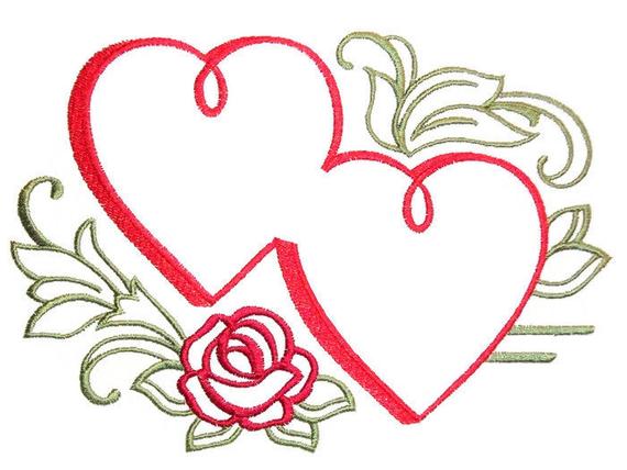 570x428 hearts embroidered quilt label to customize with your personal etsy