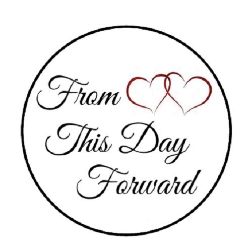 500x500 from this day forward envelope seals labels stickers round