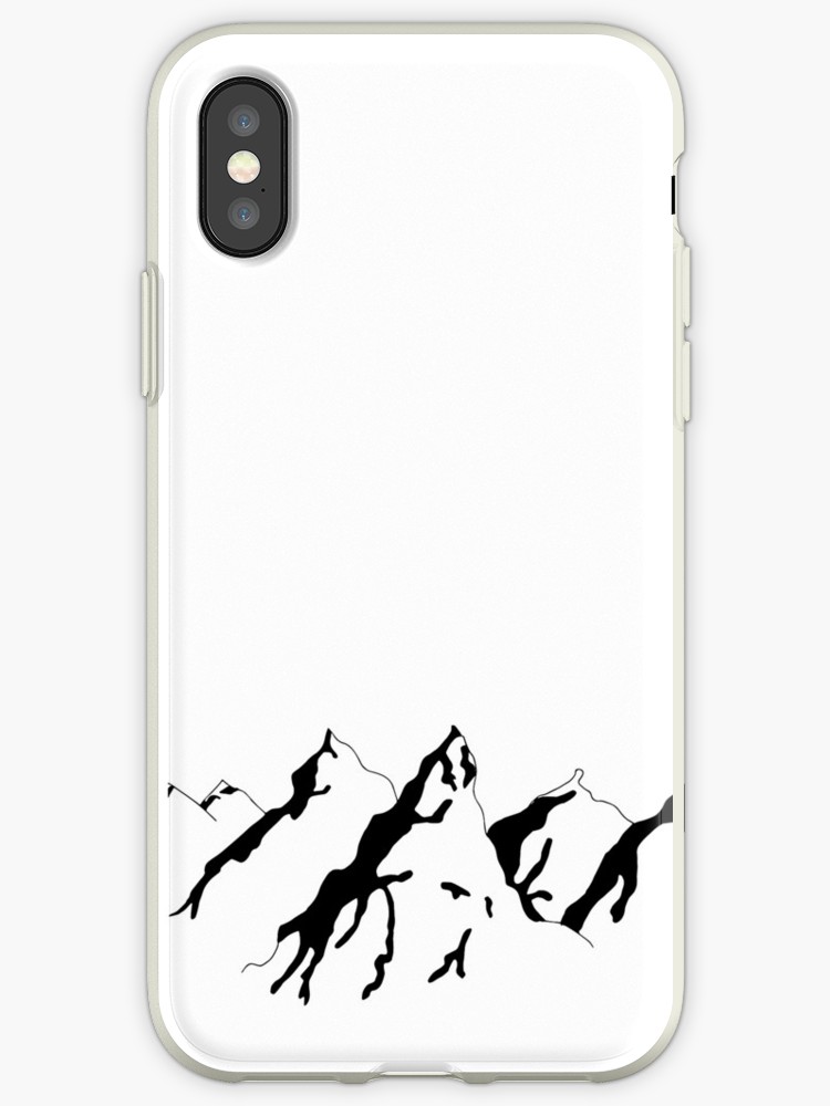 750x1000 Mountain Drawing Vector Iphone Cases Covers