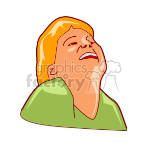 300x300 Boy Laughing With Head Tilted Back Clipart Royalty Free Clipart