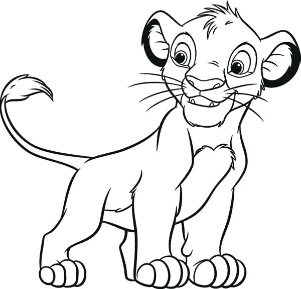 600x575 how to draw lion king simba how to draw lion king step draw lion