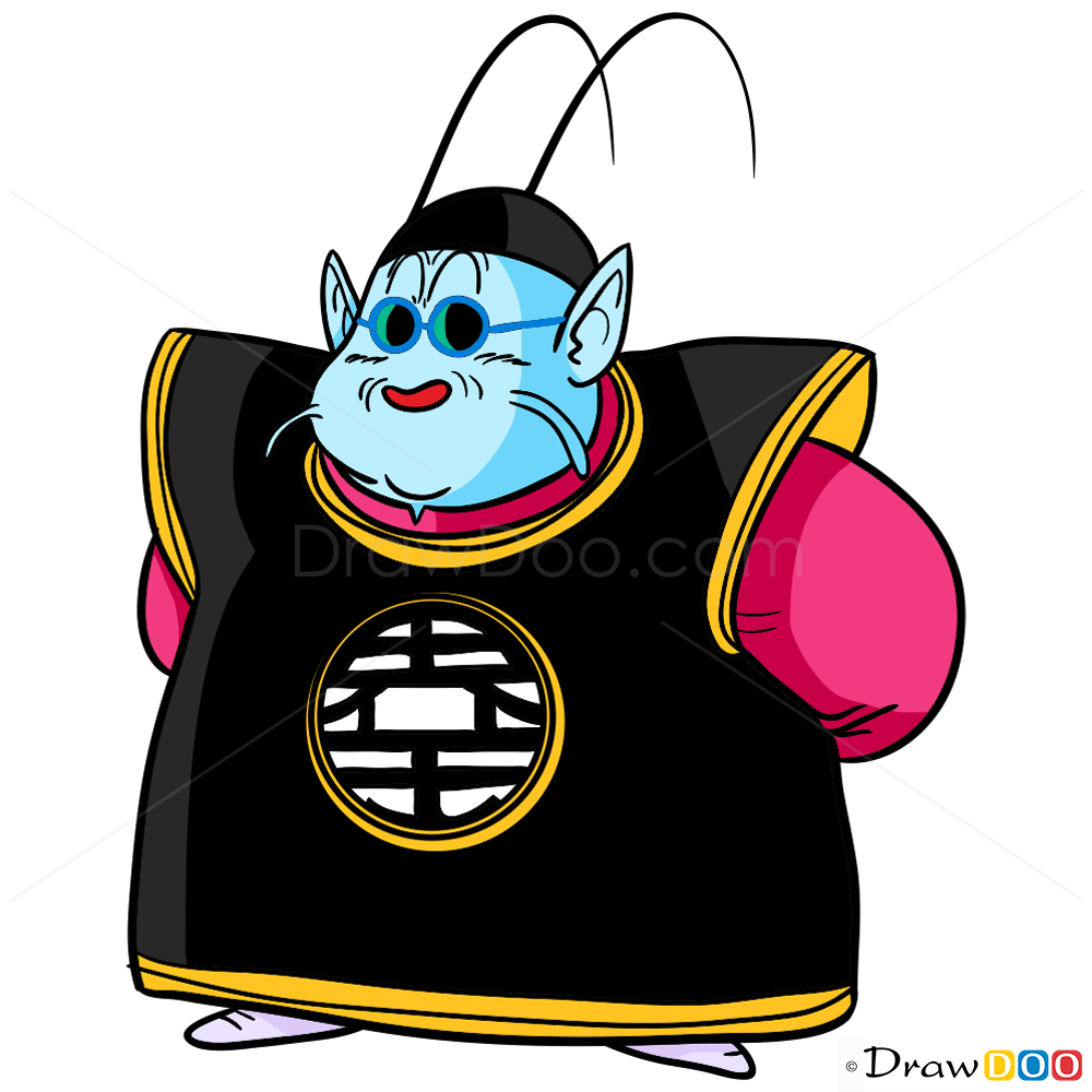 1000x1000 How To Draw King K Dragon Ball Z