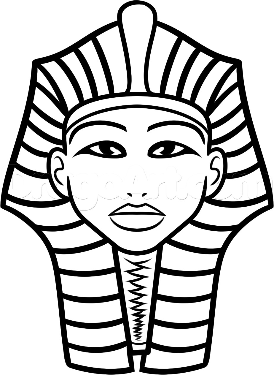 Маска фараона рисунок 5. Маска фараона Тутанхамона. Маска фараона Тутанхамона изо 5. Маска Тутанхамона 5 класс. Срисовать маска фараона Тутанхамона.