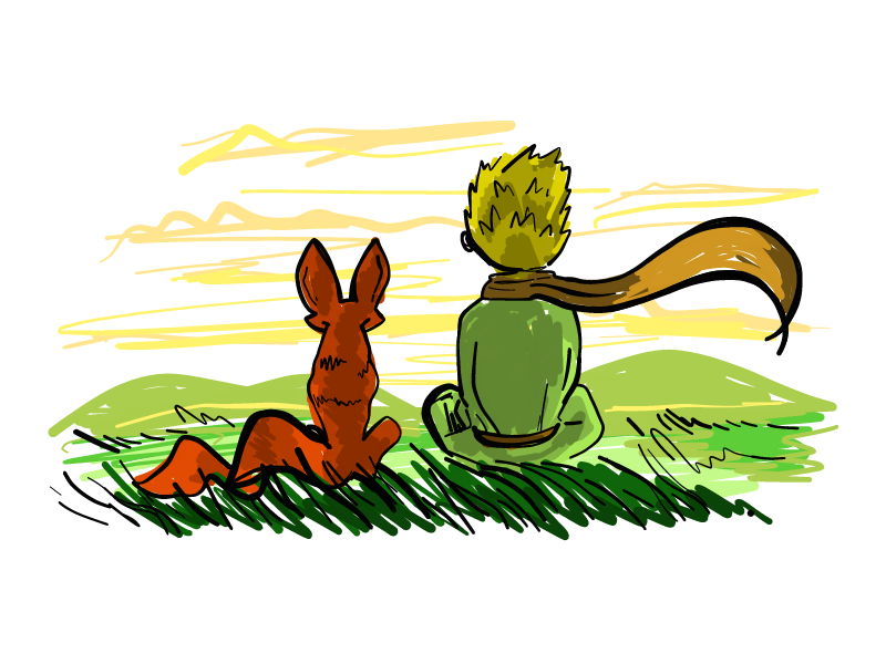 800x600 The Little Prince The Fox