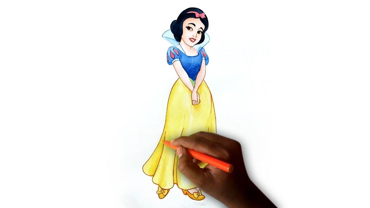 1280x720 How To Draw Snow White The Disney Princess