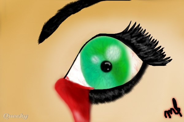 600x400 Drawing Someone Crying Blood