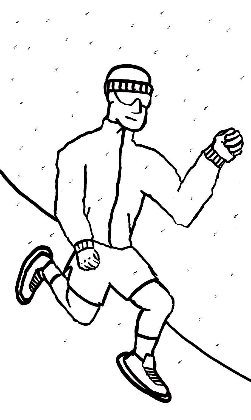 827x1385 Running In The Rain The Skyline View