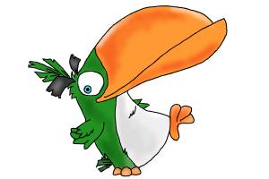 300x200 How To Draw Birds At Sunset