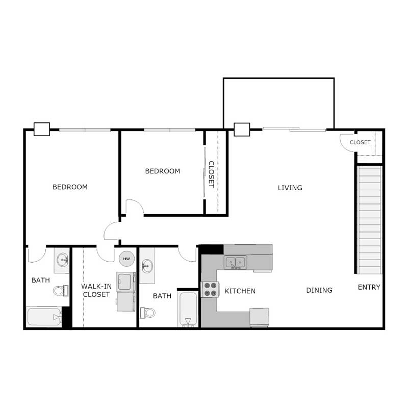 800x800 Apartment Floor Plans