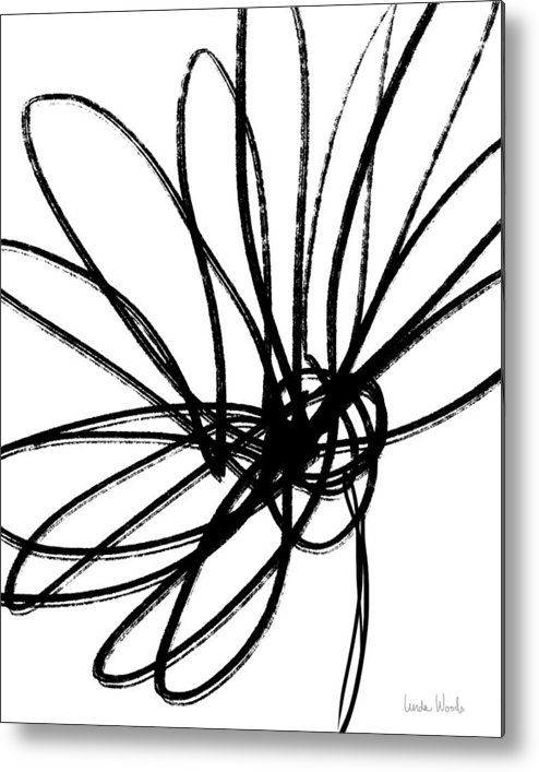 494x707 Black Ink Flower Art